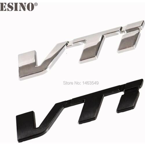 New Car Styling 3D VTI VT-I Metal Chrome Zinc Alloy Emblem Car Body Badge Sticker Auto Accessory for Civic Accord Passport CR-V
