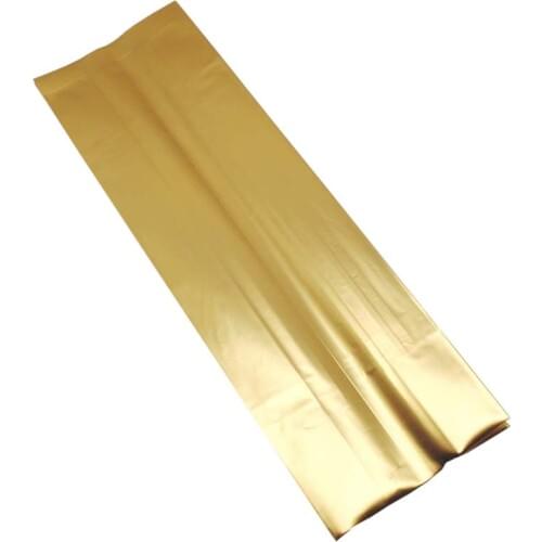 Wholesale Gold Aluminum Foil Package Organ Bag Open Top Side Gusset Bag For Coffee Tea Snack Beans Food Storage Mylar Bags