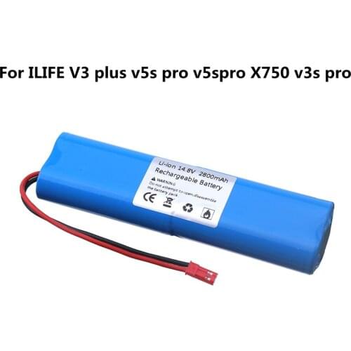 Original 14.8V 2800mAh Rechargeable Battery For ILIFE V3 plus v5s pro v5spro X750 v3s pro Robotic Cleaner accessories parts