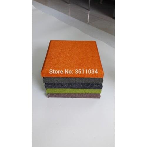 1box 4pcs 60x60cm Customized Eco-friendly studio acoustic panel sound proofing cloth panel soundproof cotton panelling