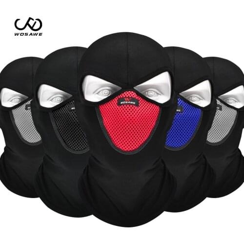 WOSAWE Cycling Headbands bandana Washable Bicycle Mask For Outdoor Shooting sport Headband Training Bike face shield
