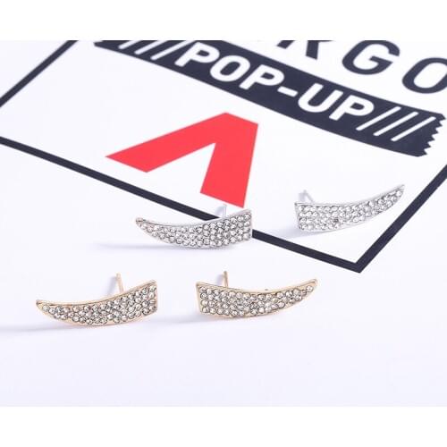RONGQING 12pair/lot earrings 2018 New Fashion Jewelry SLeaf earrings for women Free shipping geometry Stud Earrings