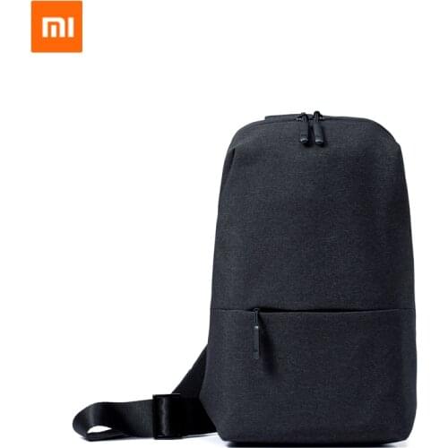 Original Xiaomi Mi Backpack Urban Leisure Chest Pack Bag For Men Women Small Size Shoulder Type Unisex Rucksack Backpack Bags La