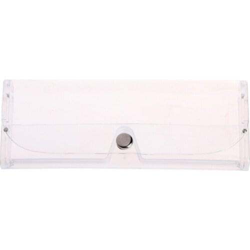 Stylish Transparent Eye Glasses Sunglasses Soft Case Box Portable Protector Holder R2LE