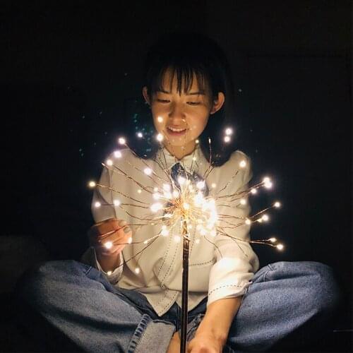 Led star light new year home girl heart room layout ins net red decorative lantern flashing light string light starry