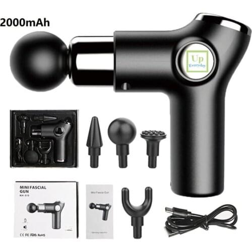 Muscle Fascial Gun Exercise Vibrator for Women Fitness Equipment Neck Leg Body Percussion Electric Pocket Massager Physiotherapy