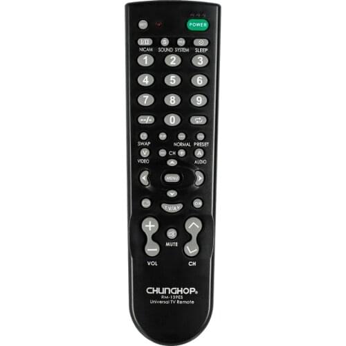 Universal Remote Control for CHUNGHOP RM-139ES TV Can Use Sony Panasonic Lg Jvc Sanyo Samsung Tcl Haier and other