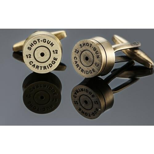 DY The new high quality bronze bullet Cufflinks Mens French shirt Cufflinks free shipping