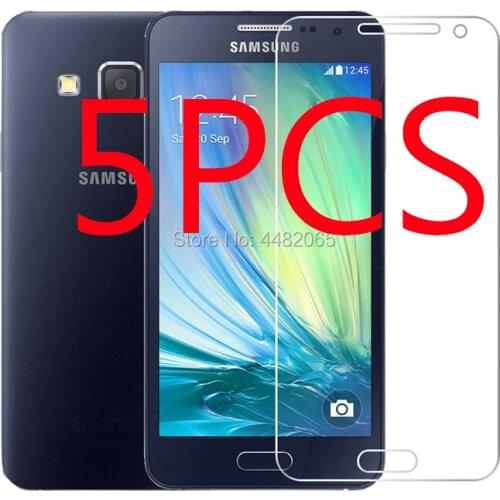 5PCS 0.26mm Safety Tempered Glass On For Samsung GALAXY A3 2015 A3000 A300 SM-A300F Screen Protector Toughened protective film