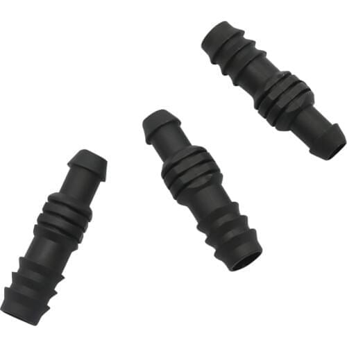 Barbed 12mm To 16mm Hose Straight Connectors Garden Water Quick Coupling Connector Gardening Irrigation Plumbing Fittings 10 Pcs