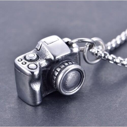 2021 Vintage Camera Pendant Necklace Punk Jewelry For Women Man Chains Necklaces Friendship Gifts