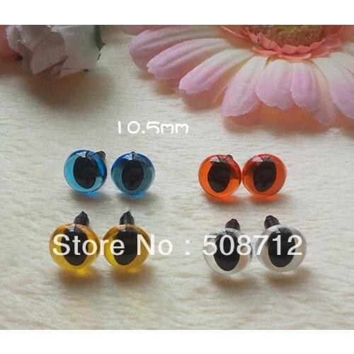 Fress ship!!! DTO0001 10.5mm 4colors can choose Stuffed Animal Teddy Bear Eyes w/ Black Centers Washers