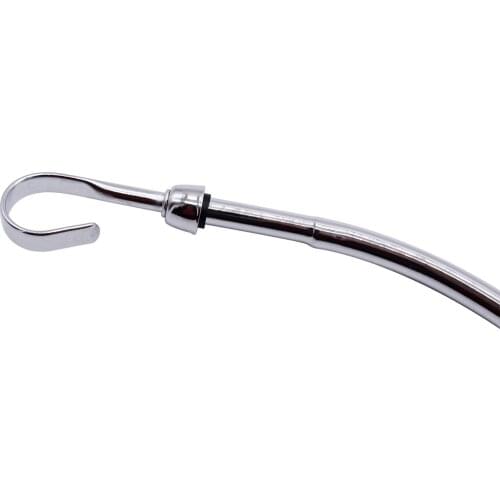 Engine Oil Dipstick Chrome Plated Steel Tube Dip Stick Replacement for Small Block Chevy 305 327 350 400 1955-1979 engines 4957