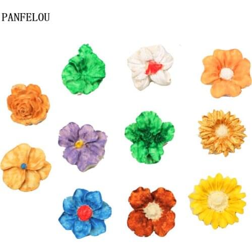 DIY 1lot=11pcs flowers Cakes Molds Silicone Mold Fondant Cake Chocolate Soap Candy Biscuit Sugar Mold Baking Kitchen Accessories