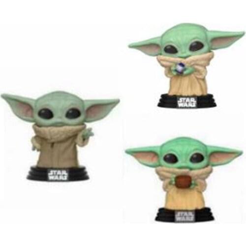 Star Wars 368# 370# 378# Mandalorian Yoda Baby Doll Vinyl Action Figure Toys For Children Christmas Gift