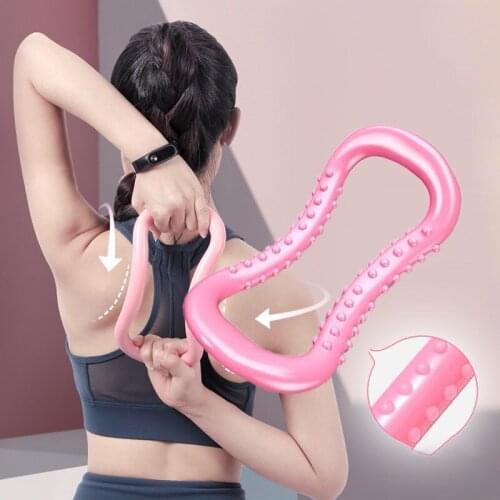 Yoga Circle Equipment Massage Point Yoga Ring Pilates Workout Ring Loop Waist Shoulder Shape Bodybuilding for Home Training