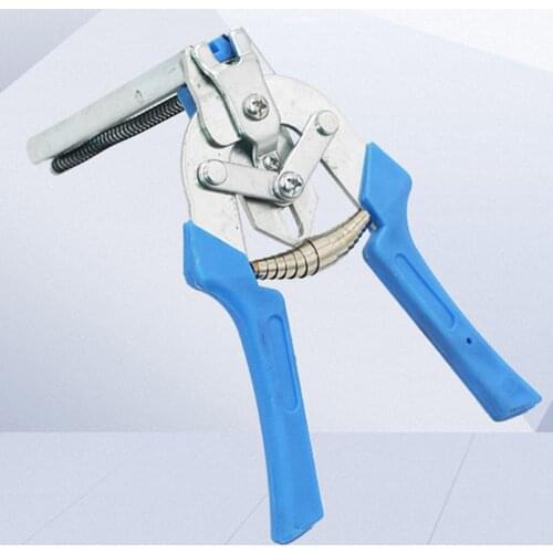 Hog Ring Pliers Repair Hand Tools Wire Fencing 600PCS Hog Rings Nails M-shaped Ring Nail for Animal Pet Cages Fencing