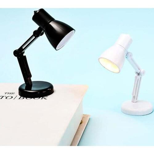 Small Bedroom Reading Night Light Adjustable Mini Book Clip Light Flexible Warm Lighting Eye Protection Table Lamp Decoration
