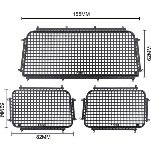Metal three-dimensional stainless steel window mesh AXIAL SCX10 III SCX10 third generation window mesh window metal modification