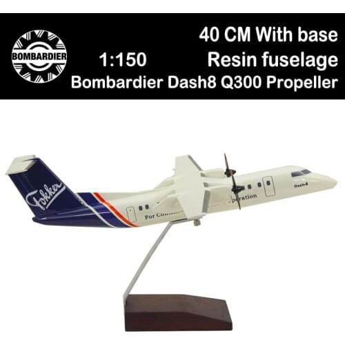 1/150 Bombardier Dash8 Q300 Propeller branch Airplane Airways model Airliner aviation Toy plane gift collection no undercarriage