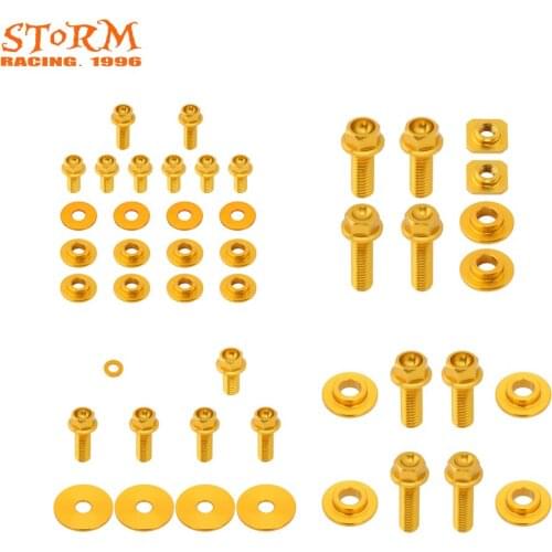 Motorcycle CNC Seat Side Panels Rear Front Fender Radiator Shrounds Screw For Suzuki RMZ450 450 2008-2017 RMZ250 250 2010-2017