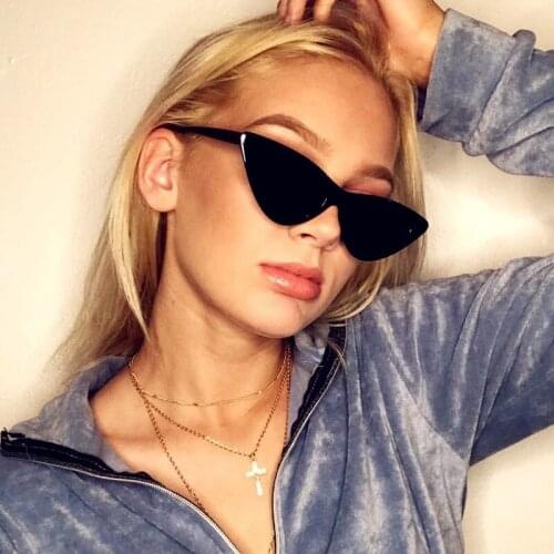 HKNA 2021 New Cat Eye Sunglasses Women Luxury Designer Sunglasses Woman Cat Eye Retro Sun Glasses for Men Lentes De Sol Mujer