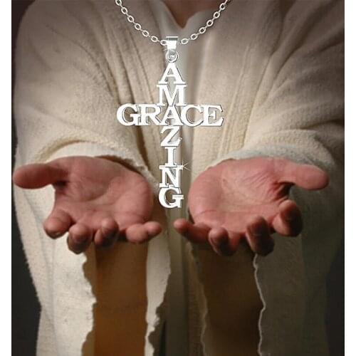 Stainless Steel Necklace Amazing Letter Pendant Neck Decoration Christmas Gift SANA889