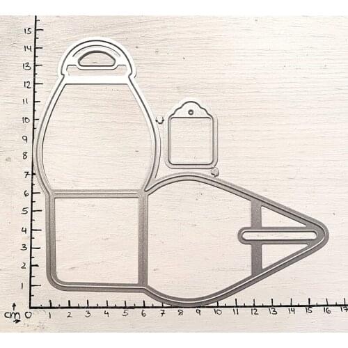 Package Box Metal Cutting Dies Stencil Scrapbooking DIY Album Stamp Paper Card T3LE