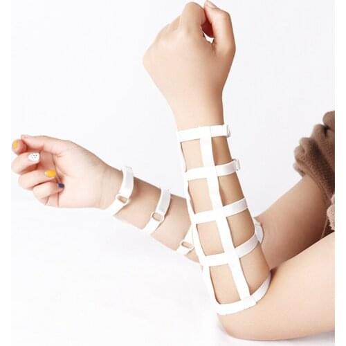 New Sexy Armlet Arm Piece Strap Wristband Harness O-ring With Harness Cage Bondage Hand Tied Punk Gothic Rave Wear