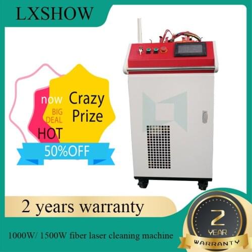 Industrial Portable 100w 1000w Rust Paint Removal Application Fibre Laser Cleaning Machine