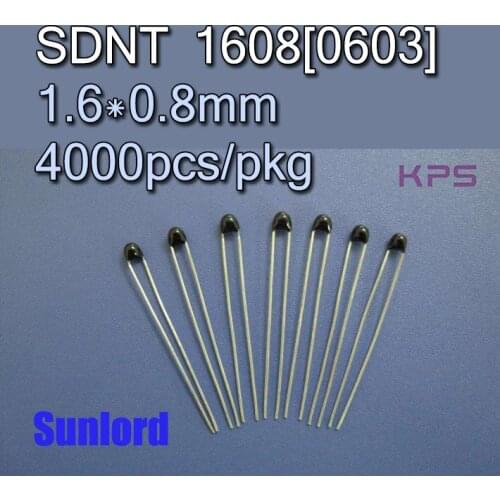 SDNT 1608 Multilayer Temperature NTC Thermistor SMD Computer Automobile 5G AI EMI Phones Telephone Printer Facsimile VCR DVD CD