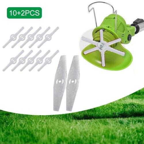 Grass Trimmer Blade Heads Replacements Lawn Mower Brush Cutter Blades For Garden Mowers And Battery Trimmers Plastic Blades