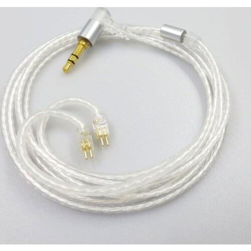 Audiocrast Single copper 0.78mm 2 Pin Replacement Cable for Weston TFZ 1964 w4r um3x es3 es5 Earphone Cable