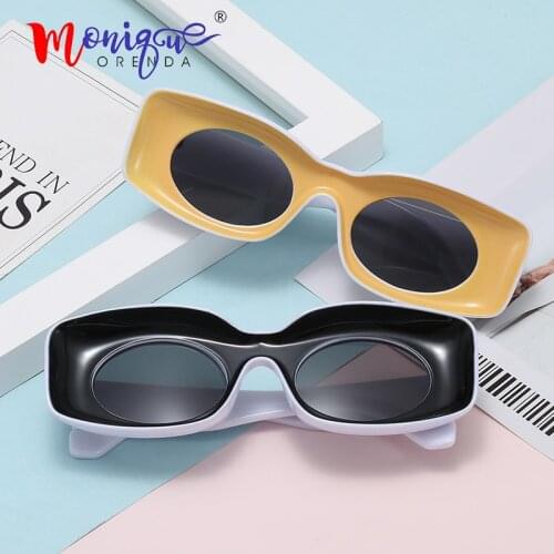 2019 New trendy square sunglasses women 2019 summer luxury brand ocean lens fashion frame sun glasses for female men oculos