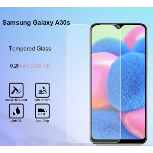 Glass on for Galaxy A30S A30 S Tempered Glass Film Screen Protector For Samsung Galaxy A30s SM-A307FN SM-A307G pelicula de vidro