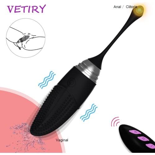 VETIRY Panties Wireless Remote Control Vibrator Panties Vibrating Egg Wearable Dildo Vibrator G Spot Clitoris Sex toy for Women