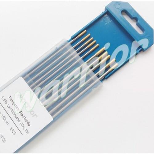 WL15 1.5% Lanthanated Tungsten Electrodes For TIG Welding Stainless Steel 2.4mm/3.2mm*150mm (3/32" 1/8"*6")