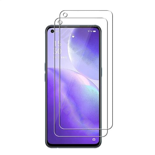 For Oppo Reno5 5G / 4G Reno 5 Explosion Proof 2.5D 0.26mm Tempered Glass Screen Protector Protective Glass Film Guard