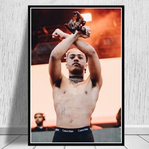 Xxxtentacion Music Rapper Singer Posters And Prints Canvas Painting Pictures On The Wall Decoration Home Decor Cuadro Decorativo