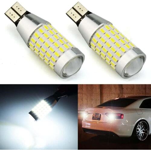 1PC T15 LED W16W 1156 BA15S LED P21W Bulb Reverse Light 3014 SMD 920 921 No Canbus Error For Car Backup Lights Lamp White 12-24V