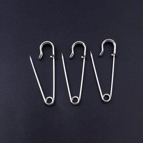 10pcs 30-100mm Big Silver Color Bronze Rhodium Color Basic Shape DIY Blank Base Pins Broochs for DIY Jewelry Making Jewelry