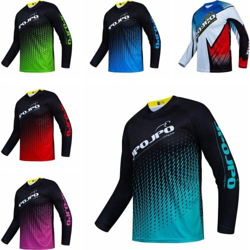 2021 Cycling Jersey Men Long Sleeve bicycle Jerseys Tops Racing Motocycle breathable MTB Shirts cycling clothing Top Maillot