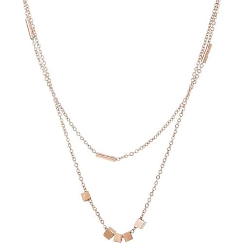 316L Stainless Steel New Fashion Upscale Feast Accessories Jewelry Multilayer Auspicious Choker Necklaces & Pendants For Women