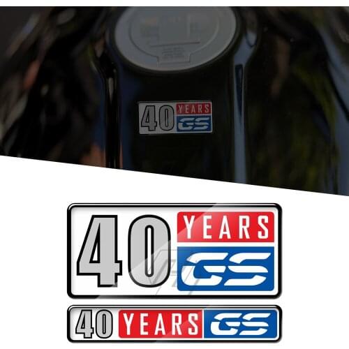 3D Motorcycle 40 Years GS Sticker Decal for BMW Motorrad R1200GS R1250GS
