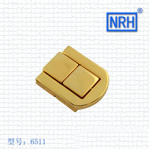 NRH6511-32 luggage box wooden box buckle Gift box decorated lock Metal buckle High grade zinc alloy lock