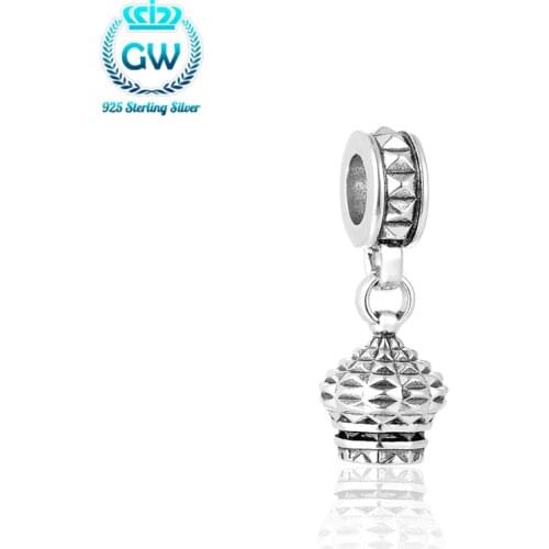 Antique Silver Charm Pendant Vasile Assumption Cathedral Sterling Silver Charms Breloque Lot Brand Gw Jewellery S471-15