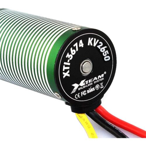 X-TEAM brushless 3674 1650KV 2200KV 2650KV 3000KV sensorless motor for RC car for 1:8,800-900mm Boat