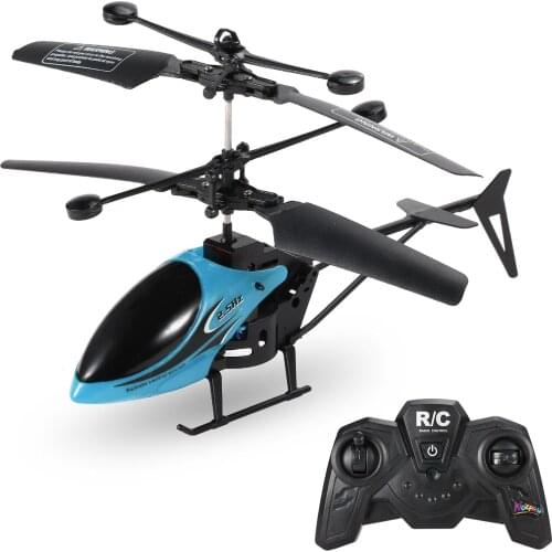 Kids Plane Remote RC Drone Flying Control Helicopter Induction 2CH QF810 Toys