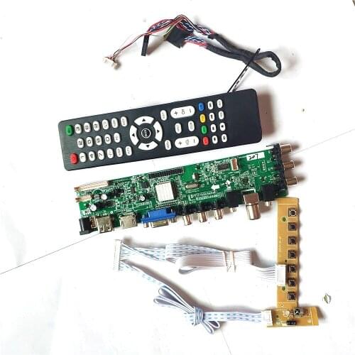 For LP140WH2-TLSA/TLS1/TLS2/TLS3 LVDS 40PIN HDMI-Compatible VGA USB TV 3663 universal 1366*768 DVB LCD Controller board