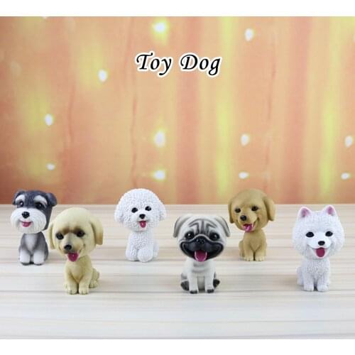 Simulation Shaking Head Cute Puppy Decoration Exquisite Gift Ornaments Valuable Collection Of Toys Nice Room Decoration For Kids